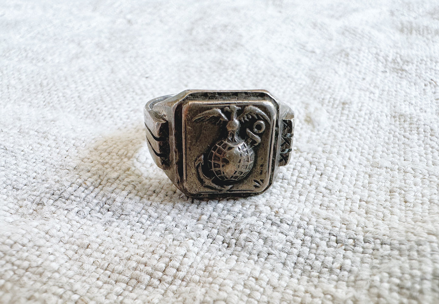 USMC Sterling Silver Ring