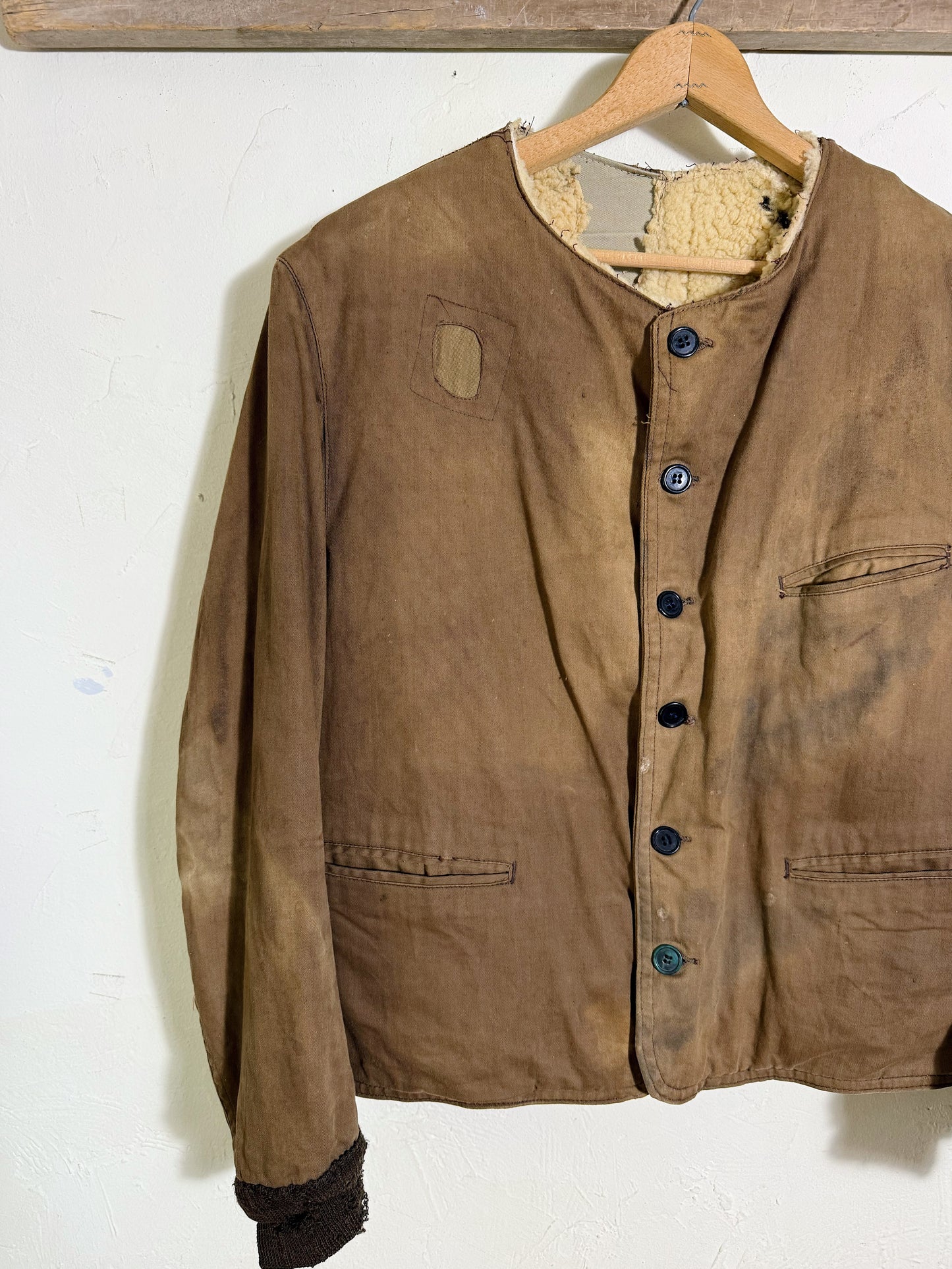 1930s Double Duty Sherpa Lined Jacket