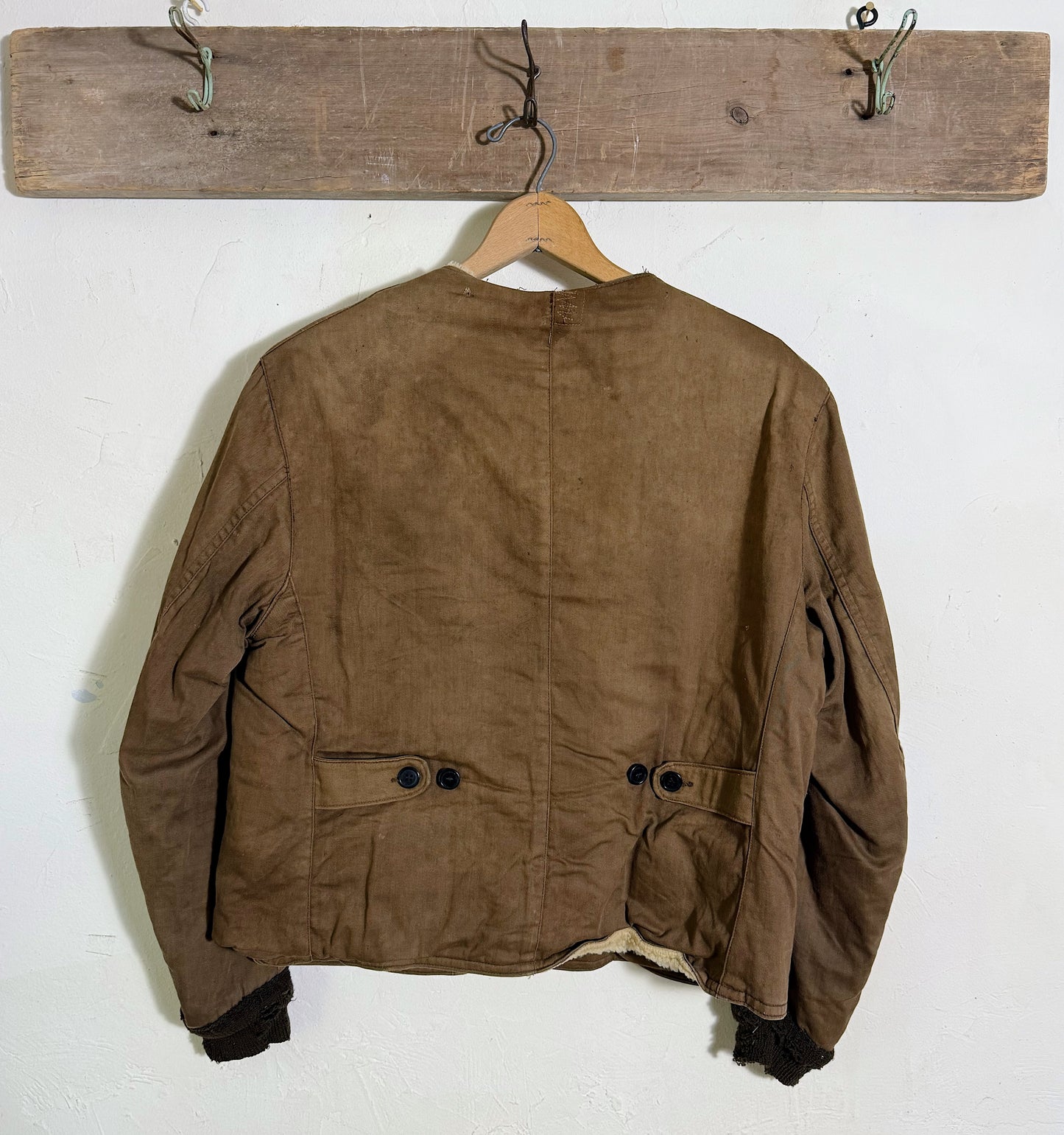 1930s Double Duty Sherpa Lined Jacket