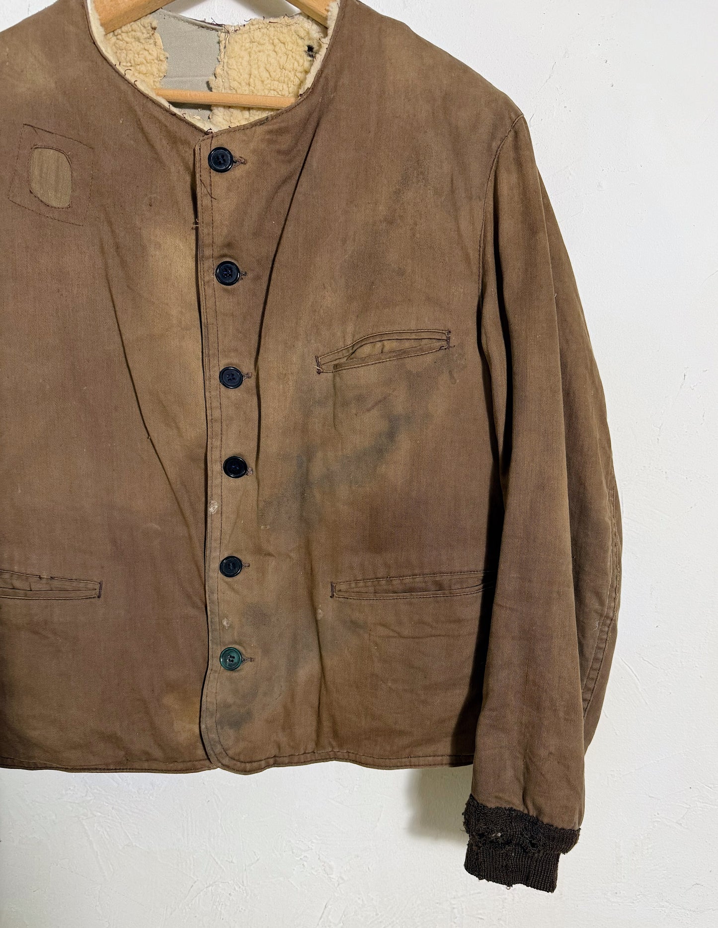 1930s Double Duty Sherpa Lined Jacket