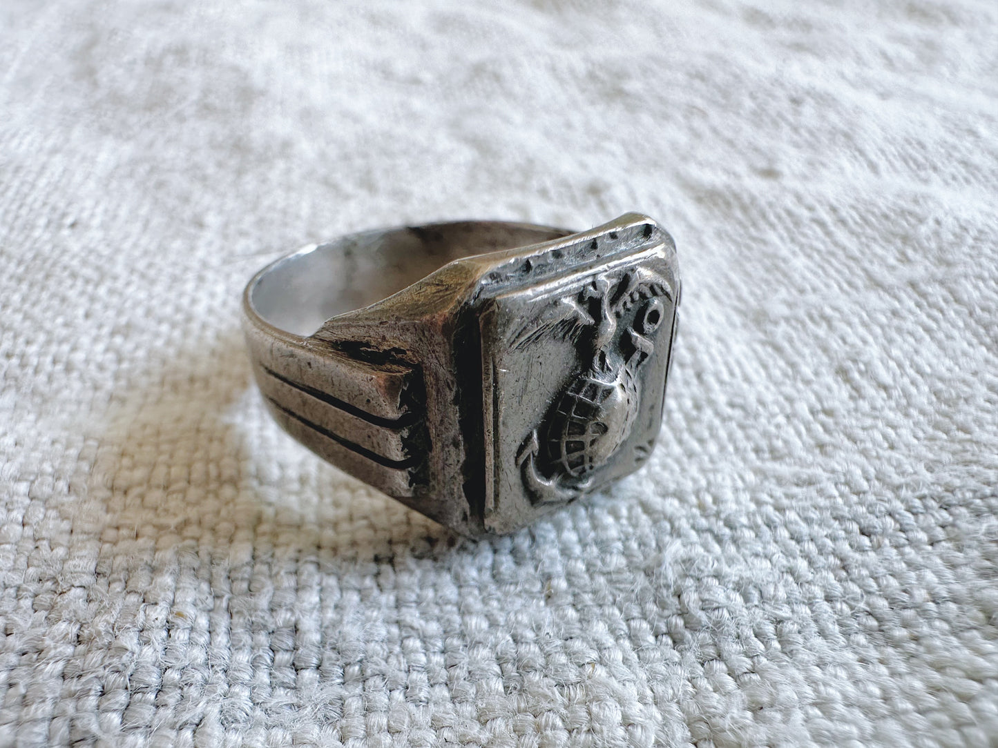 USMC Sterling Silver Ring