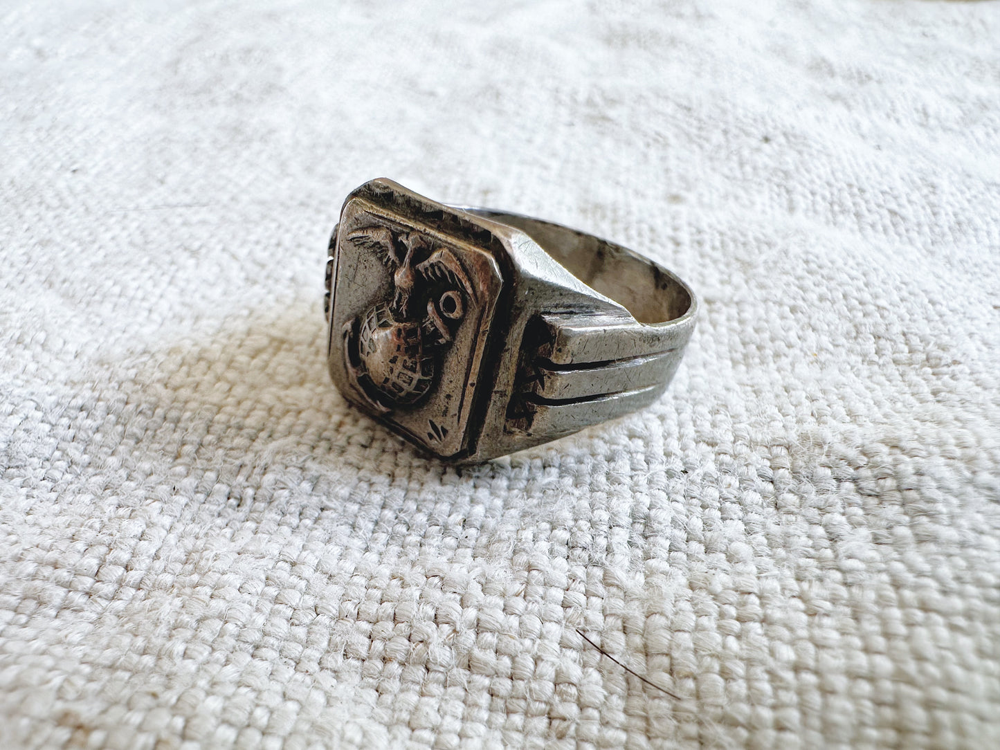 USMC Sterling Silver Ring