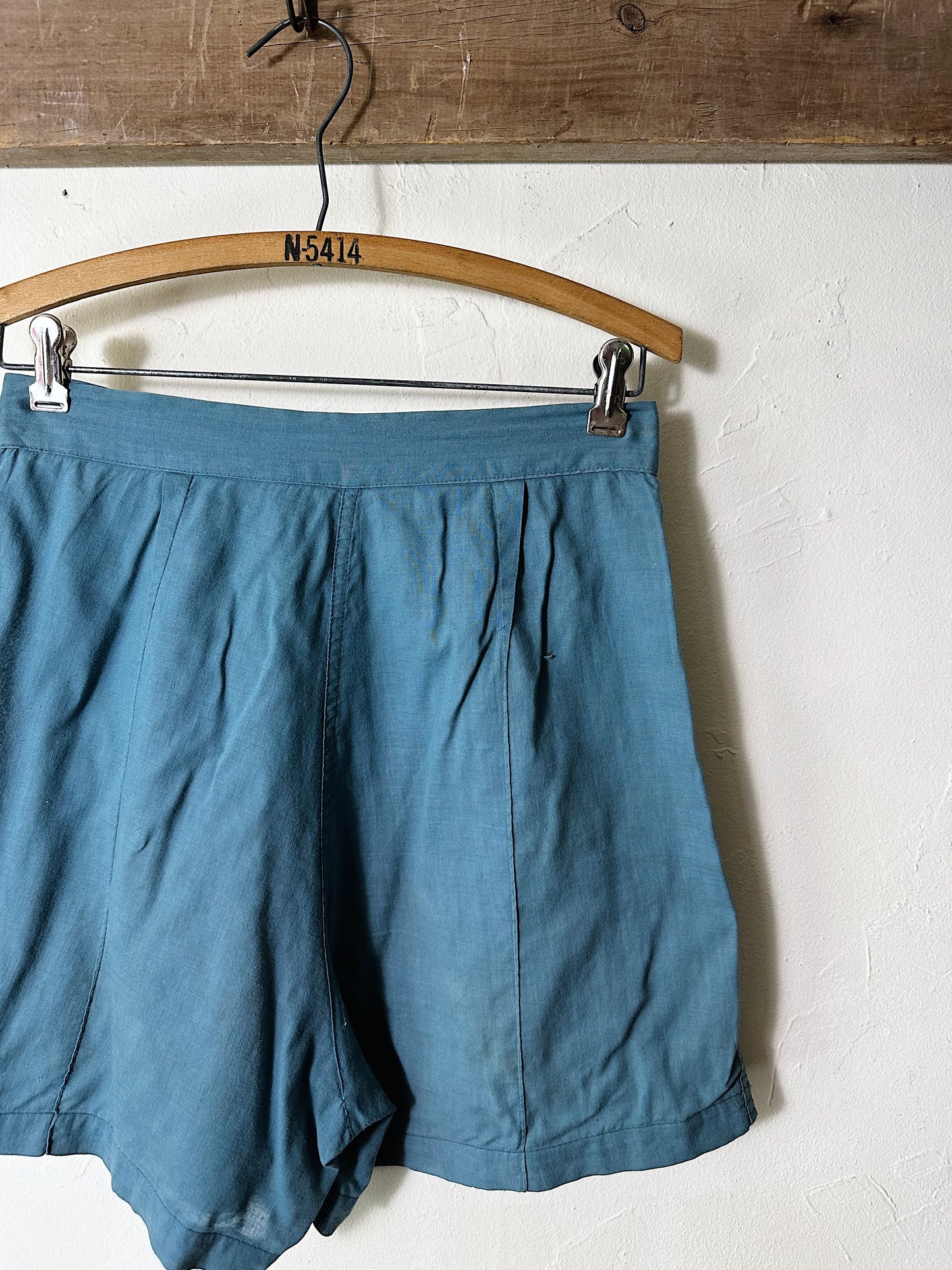 VIntage Indigo High Waist Shorts