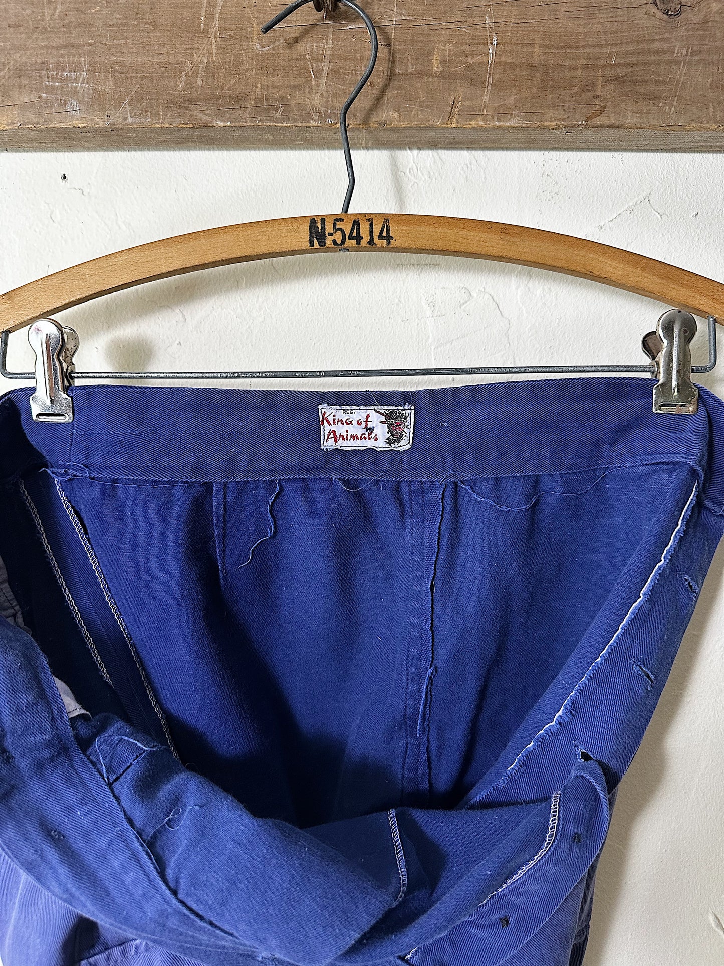 50s Indigo King Of Animals Shorts