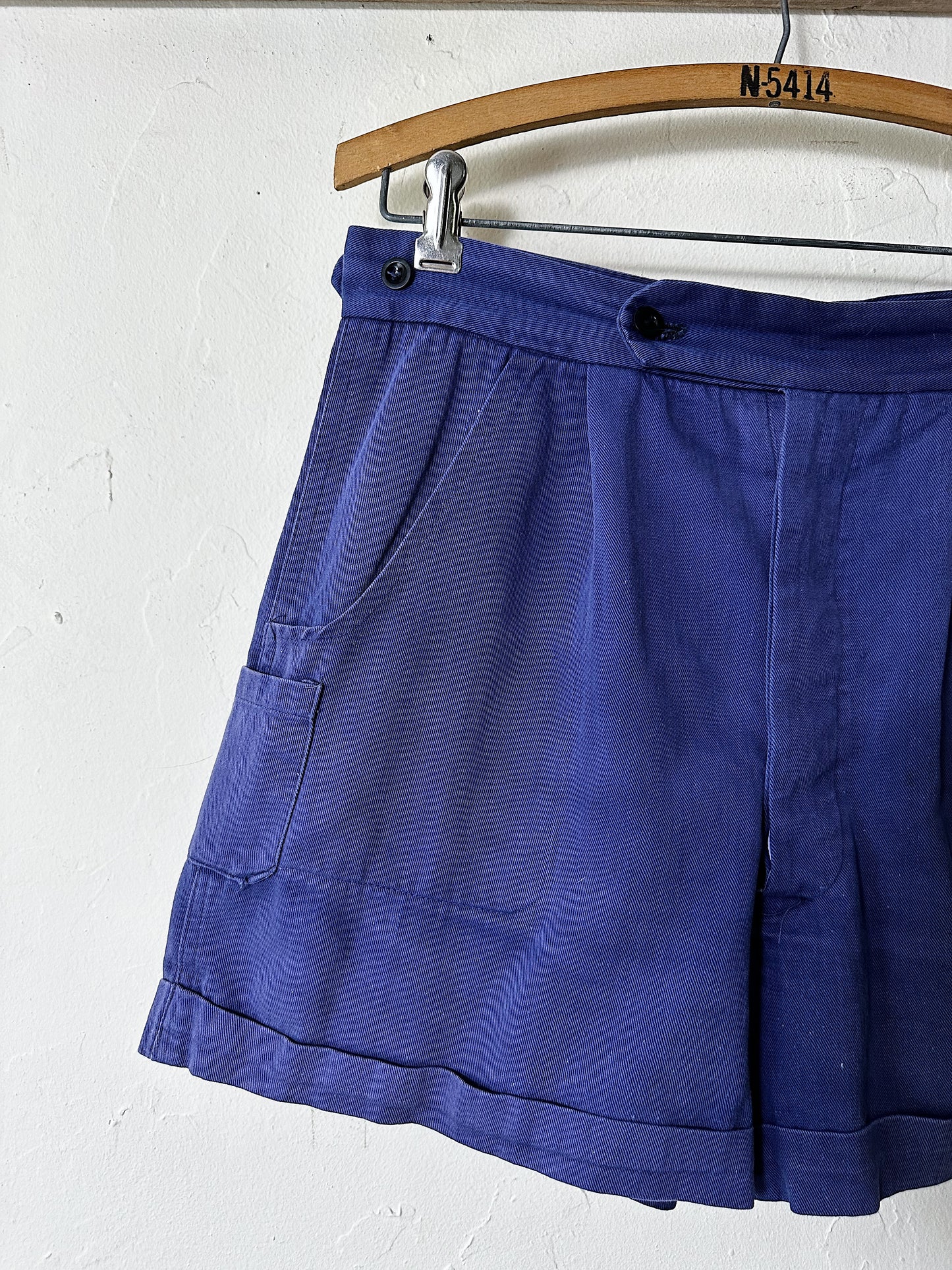 50s Indigo King Of Animals Shorts