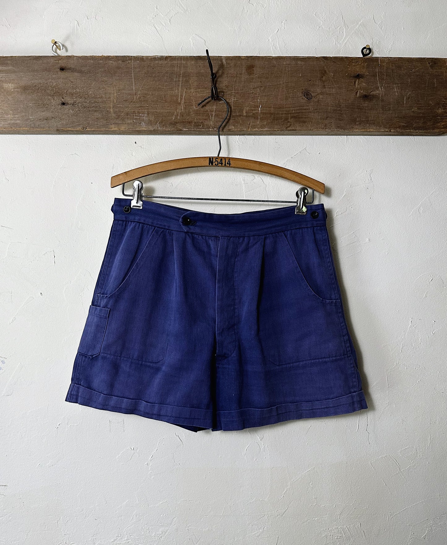 50s Indigo King Of Animals Shorts