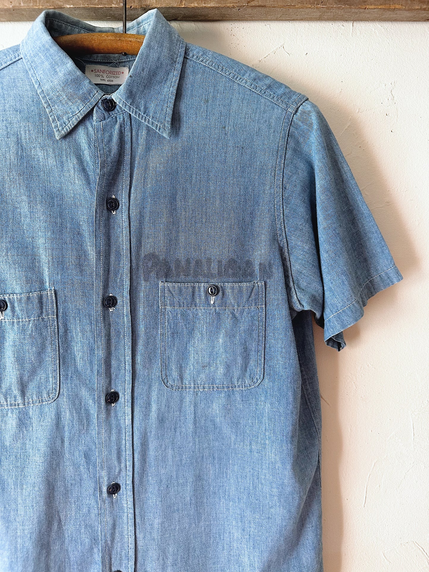 USN Chambray Short Sleeve Shirt