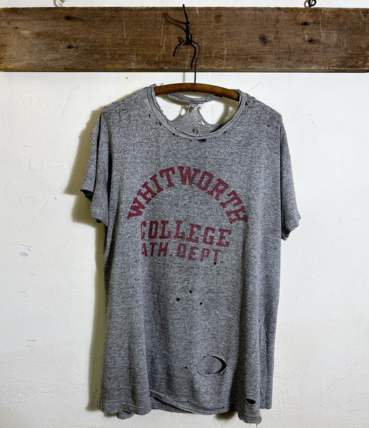 Vintage Distressed Whitworth College Champion Tee